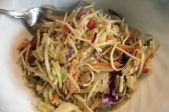 Asian peanut noodle salad
